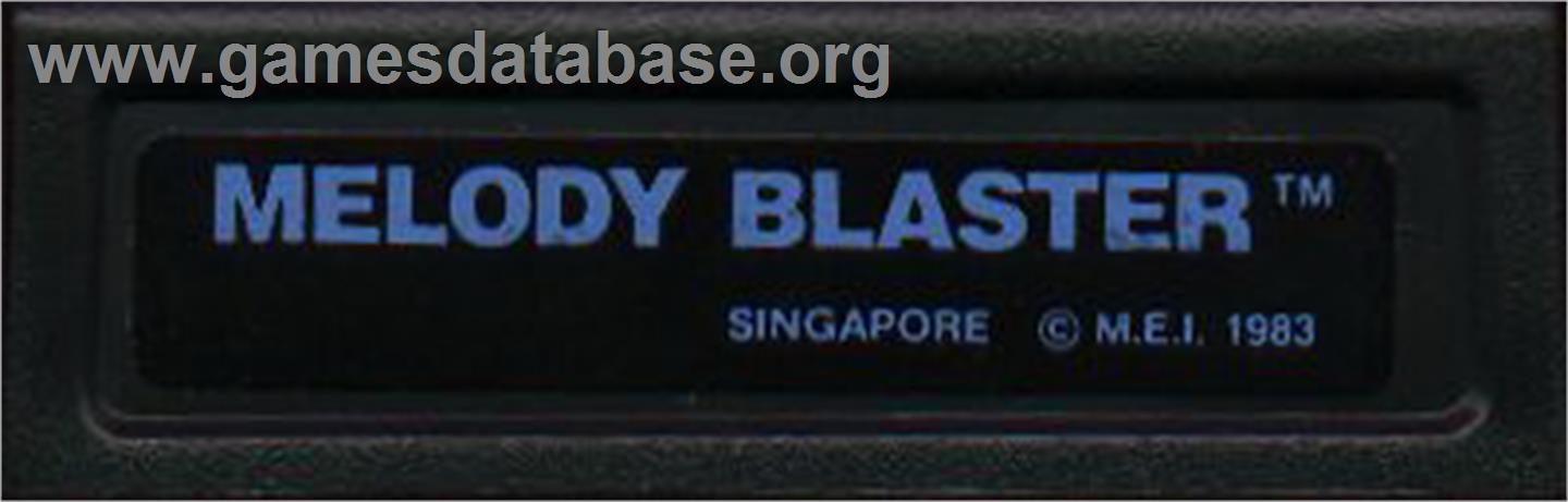 Melody Blaster - Mattel Intellivision - Artwork - Cartridge Top
