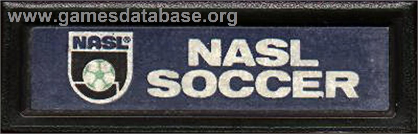 Nasl Soccer - Mattel Intellivision - Artwork - Cartridge Top