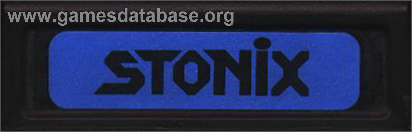 Stonix - Mattel Intellivision - Artwork - Cartridge Top