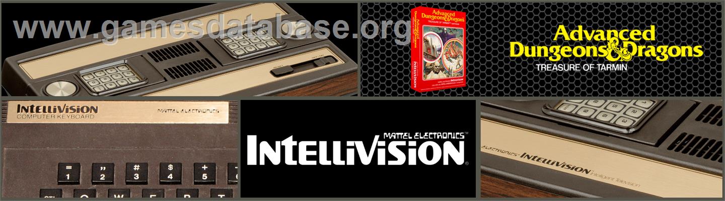 Advanced Dungeons And Dragons - Treasure Of Tarmin - Mattel Intellivision - Artwork - Marquee