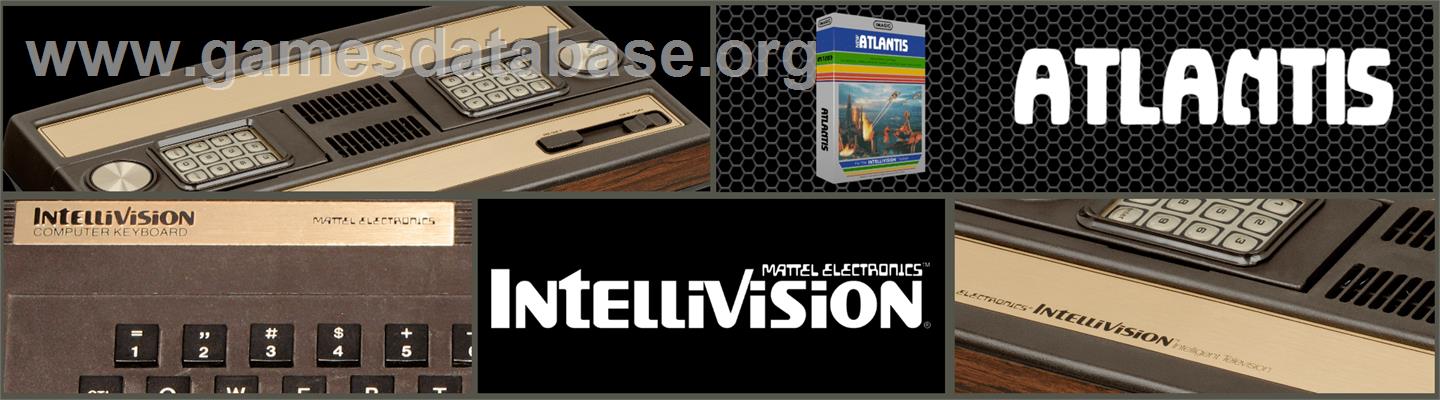 Atlantis - Mattel Intellivision - Artwork - Marquee