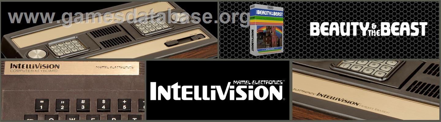 Beauty And The Beast - Mattel Intellivision - Artwork - Marquee