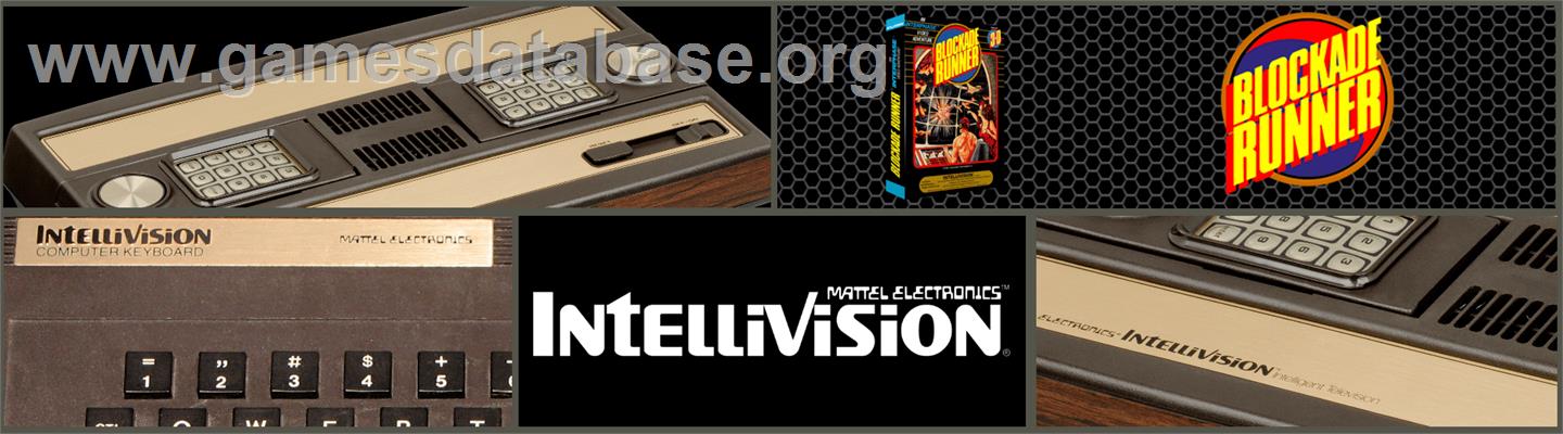 Blockade Runner - Mattel Intellivision - Artwork - Marquee