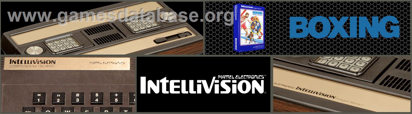 Boxing - Mattel Intellivision - Artwork - Marquee