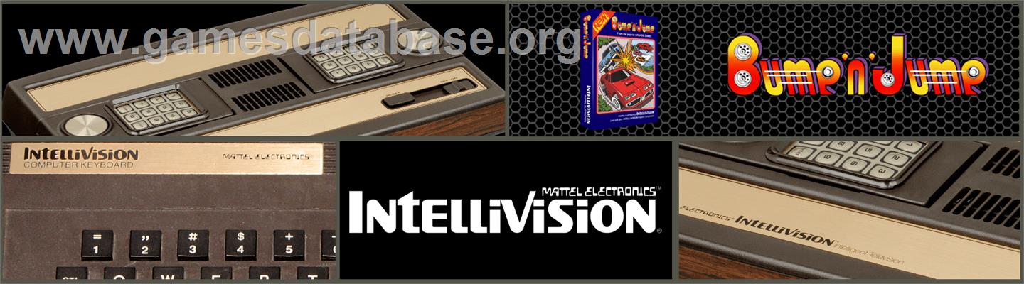 Bump 'n' Jump - Mattel Intellivision - Artwork - Marquee