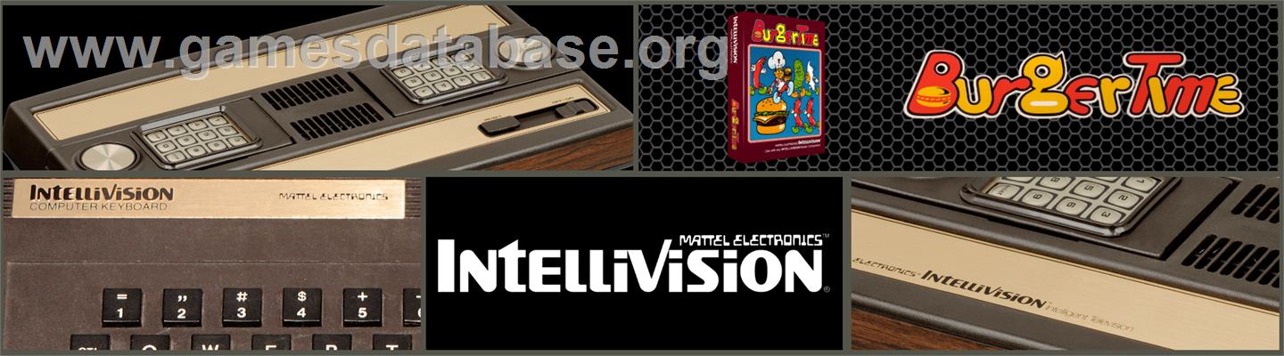 Burger Time: New Levels Hack - Mattel Intellivision - Artwork - Marquee