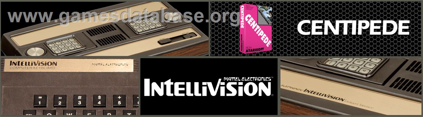Centipede - Mattel Intellivision - Artwork - Marquee
