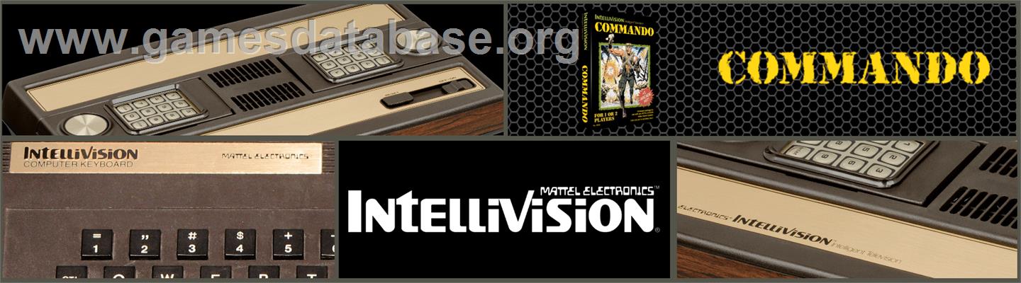 Commando - Mattel Intellivision - Artwork - Marquee