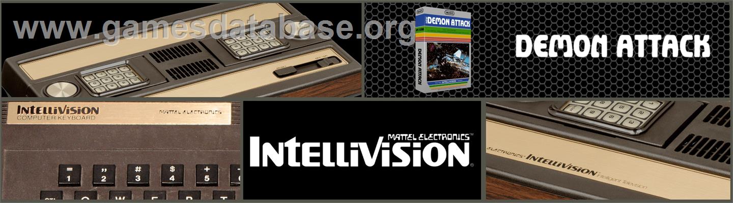 Demon Attack - Mattel Intellivision - Artwork - Marquee