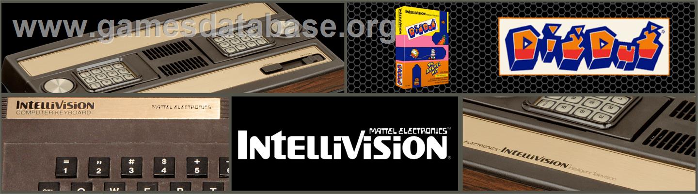 Dig Dug - Mattel Intellivision - Artwork - Marquee