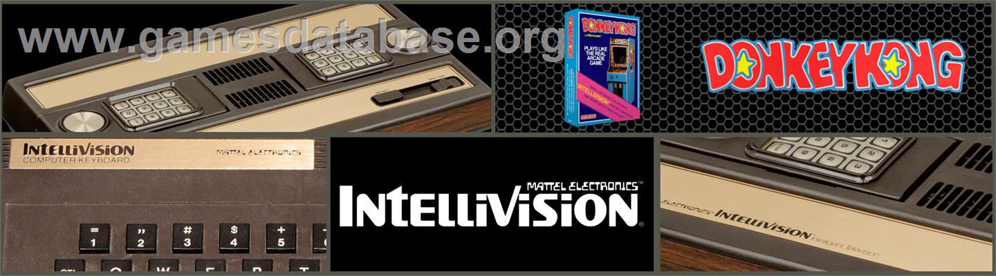 Donkey Kong - Mattel Intellivision - Artwork - Marquee