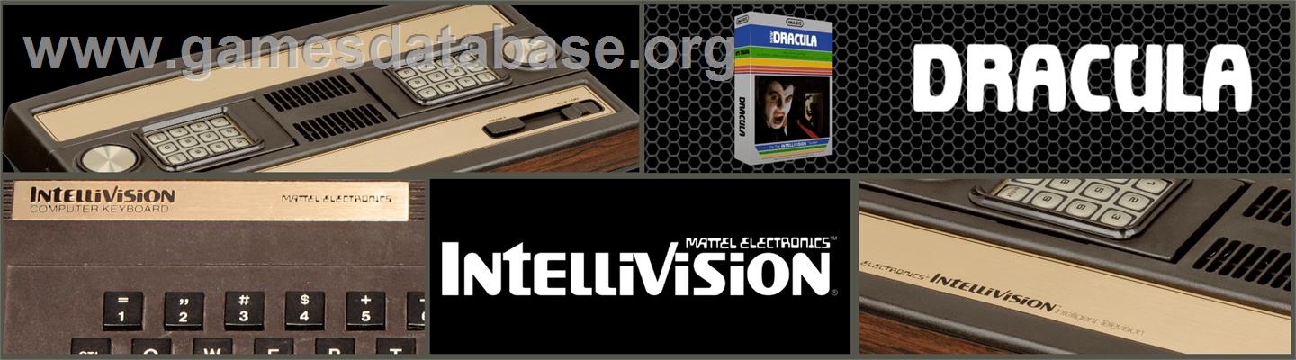 Dracula - Mattel Intellivision - Artwork - Marquee