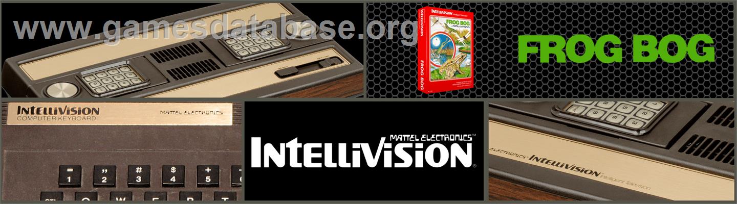 Frog Bog - Mattel Intellivision - Artwork - Marquee