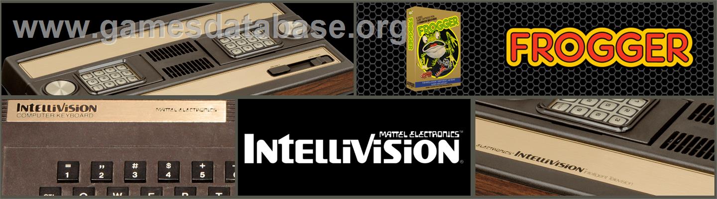 Frogger - Mattel Intellivision - Artwork - Marquee
