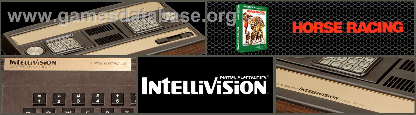 Horse Racing - Mattel Intellivision - Artwork - Marquee