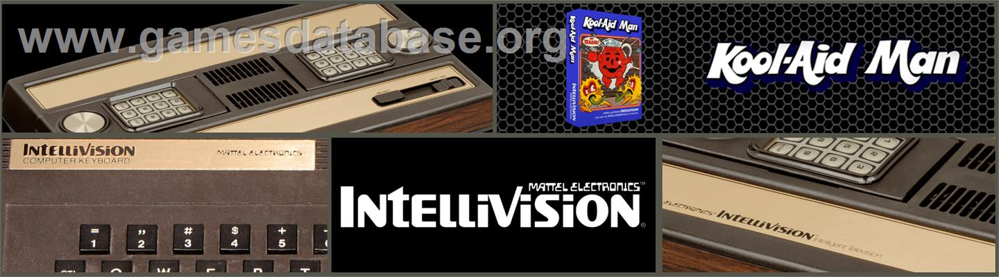 Kool-Aid Man - Mattel Intellivision - Artwork - Marquee