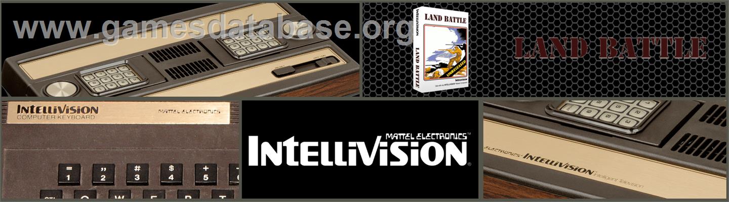 Land Battle - Mattel Intellivision - Artwork - Marquee
