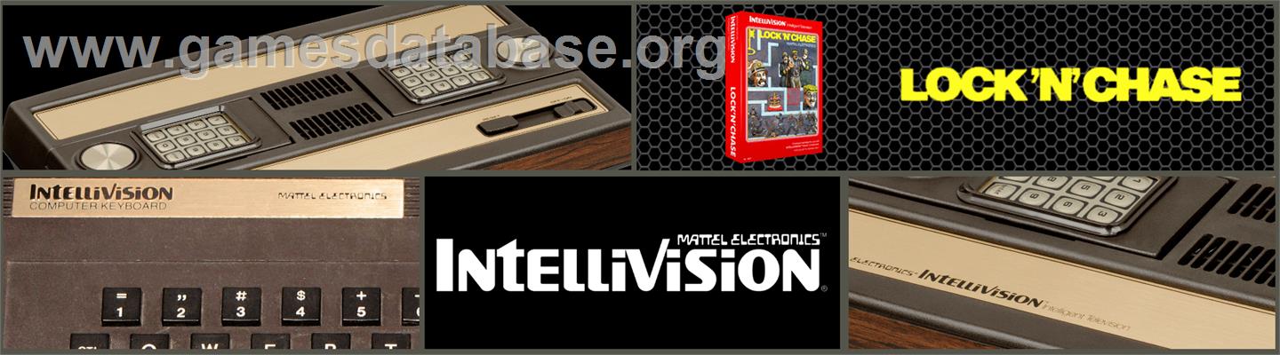 Lock 'n' Chase - Mattel Intellivision - Artwork - Marquee