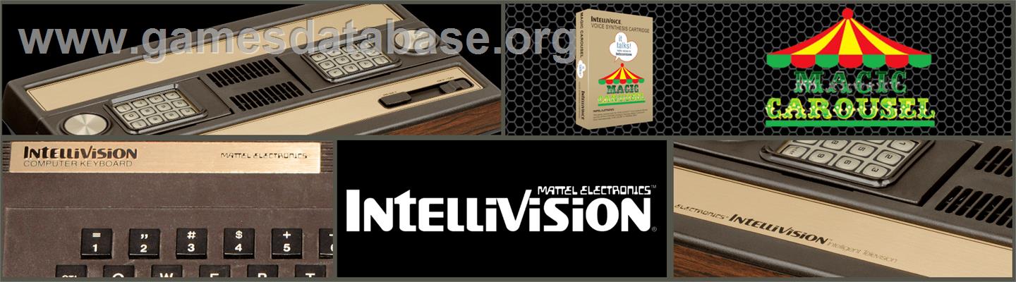 Magic Carousel - Mattel Intellivision - Artwork - Marquee