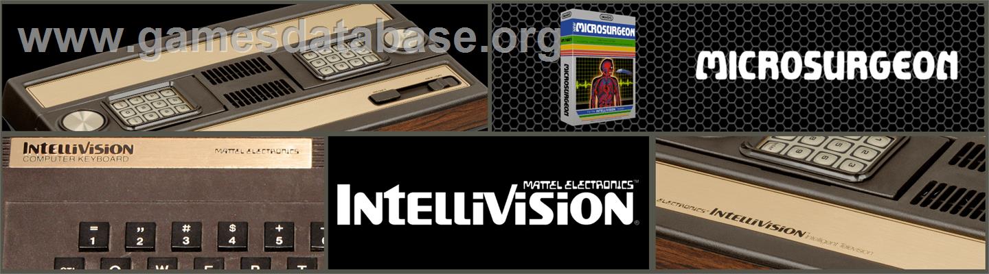 Microsurgeon - Mattel Intellivision - Artwork - Marquee