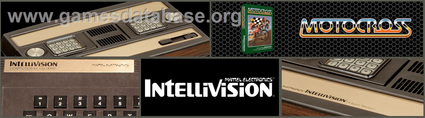 Motocross - Mattel Intellivision - Artwork - Marquee