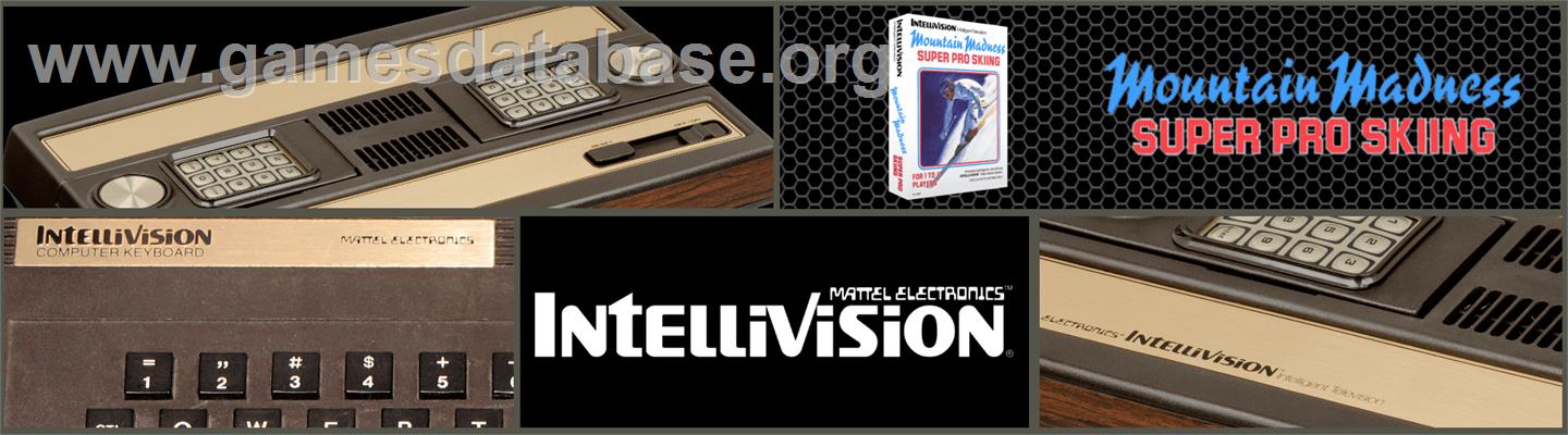 Mountain Madness: Super Pro Skiing - Mattel Intellivision - Artwork - Marquee