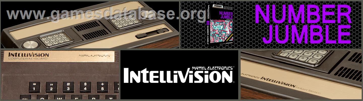 Number Jumble - Mattel Intellivision - Artwork - Marquee
