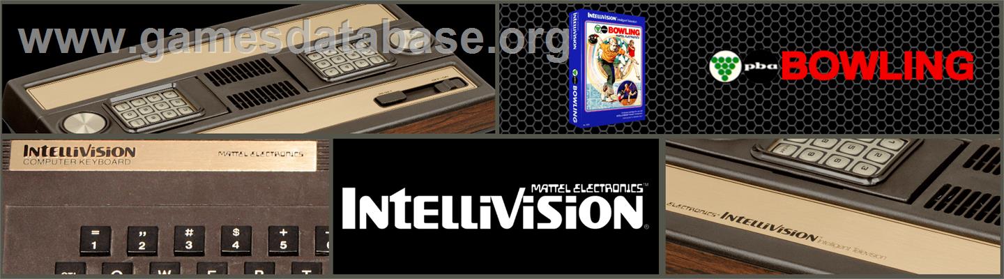 PBA Bowling - Mattel Intellivision - Artwork - Marquee