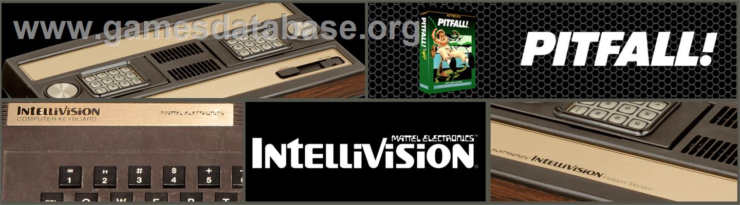 Pitfall - Mattel Intellivision - Artwork - Marquee