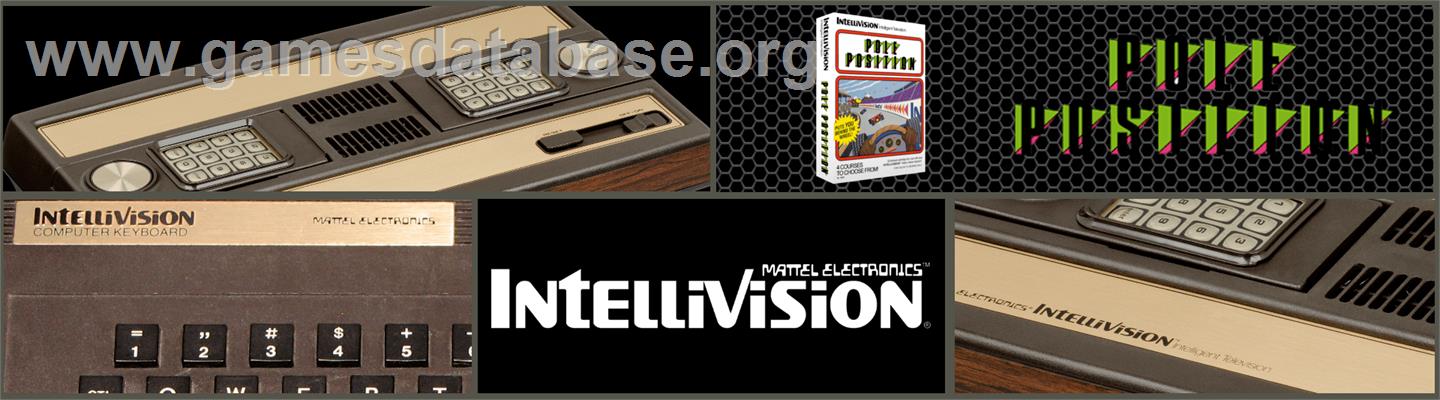 Pole Position - Mattel Intellivision - Artwork - Marquee