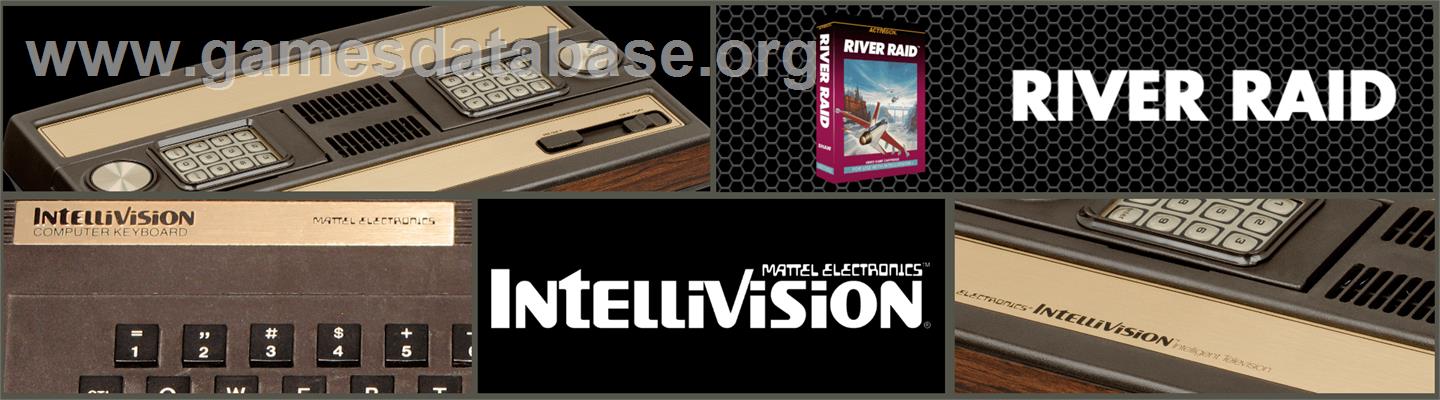 River Raid - Mattel Intellivision - Artwork - Marquee