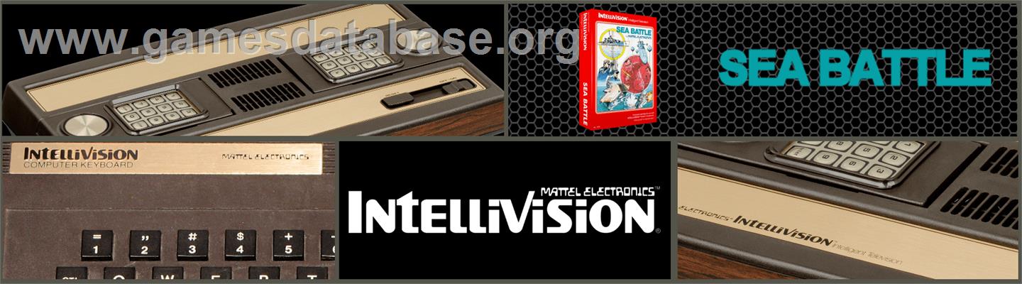 Sea Battle - Mattel Intellivision - Artwork - Marquee
