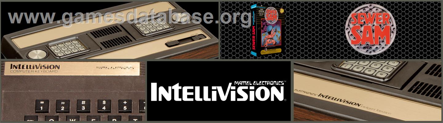 Sewer Sam - Mattel Intellivision - Artwork - Marquee