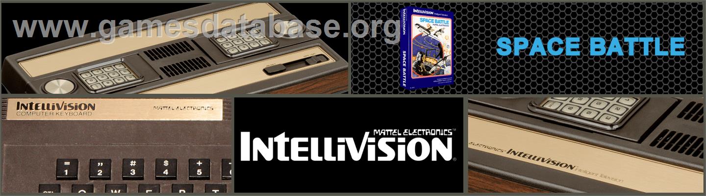 Space Battle - Mattel Intellivision - Artwork - Marquee