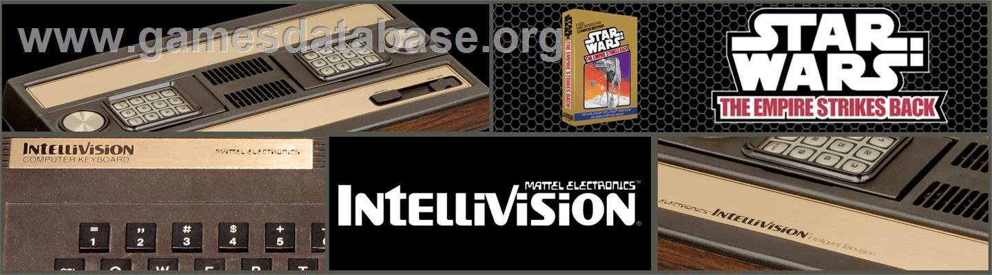 Star Wars: The Empire Strikes Back - Mattel Intellivision - Artwork - Marquee
