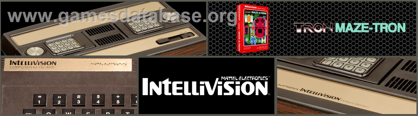 TRON: Maze-A-Tron - Mattel Intellivision - Artwork - Marquee