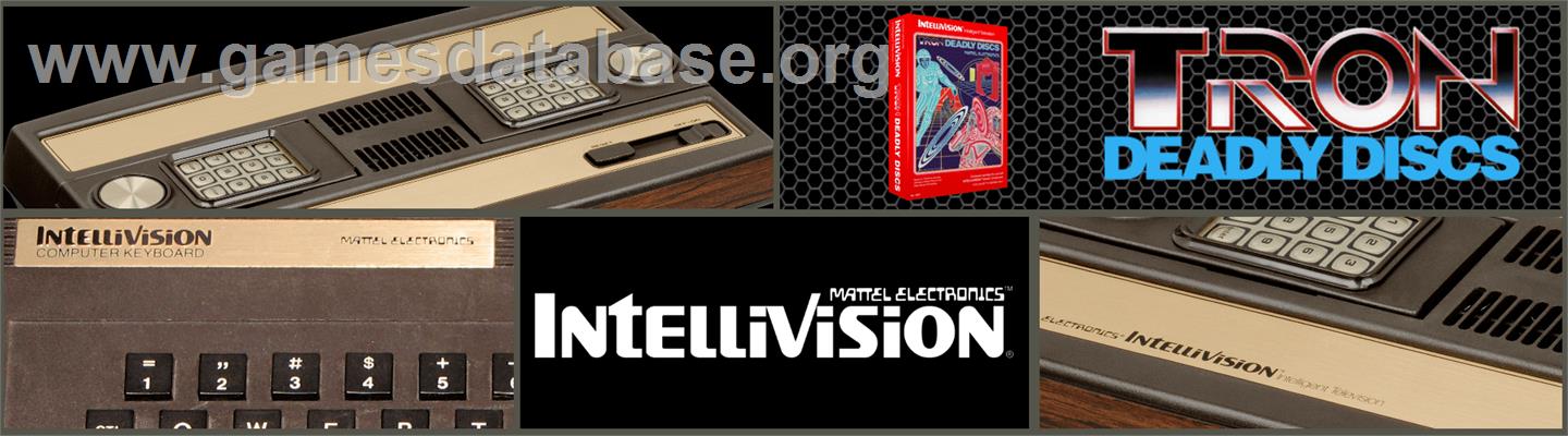 Tron: Deadly Discs - Mattel Intellivision - Artwork - Marquee