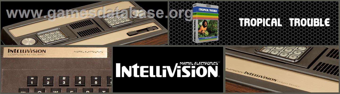Tropical Trouble - Mattel Intellivision - Artwork - Marquee