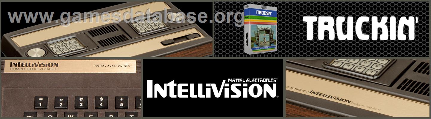 Truckin' - Mattel Intellivision - Artwork - Marquee