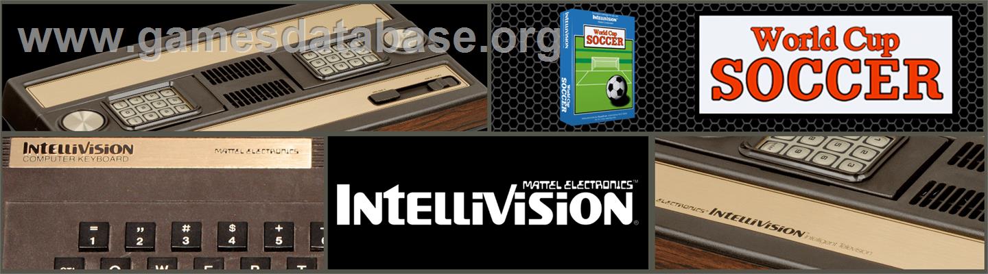 World Cup Soccer - Mattel Intellivision - Artwork - Marquee