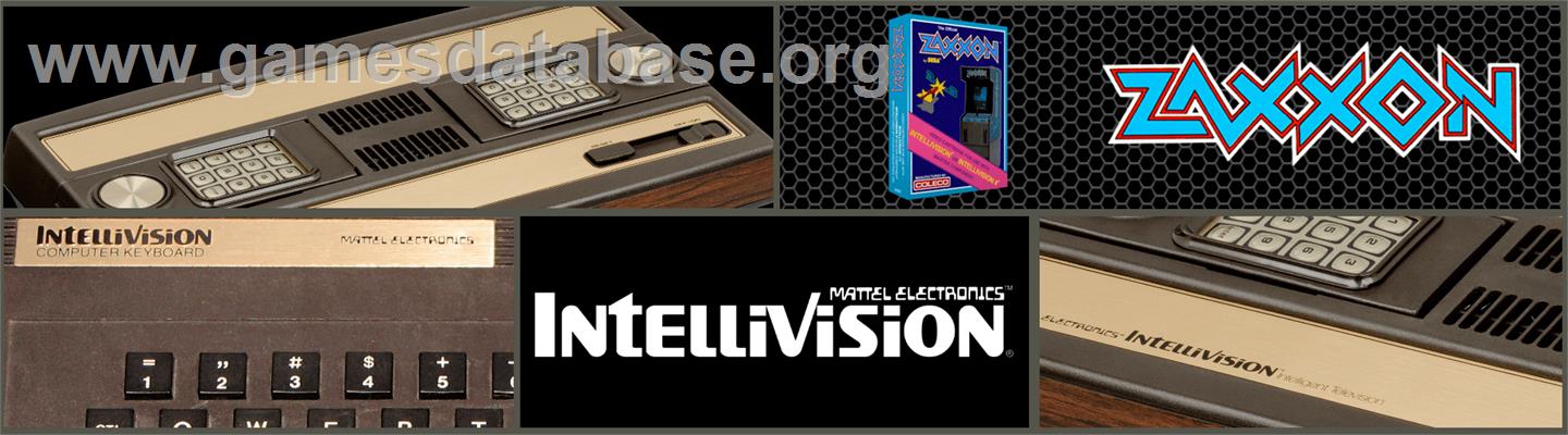 Zaxxon - Mattel Intellivision - Artwork - Marquee