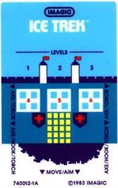 Overlay for Ice Trek on the Mattel Intellivision.