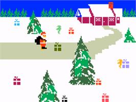 In game image of Happy Holidays - Santa's Helper on the Mattel Intellivision.