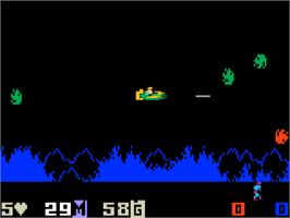 In game image of Masters of the Universe: The Power of He-Man on the Mattel Intellivision.