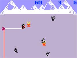 In game image of Thin Ice on the Mattel Intellivision.