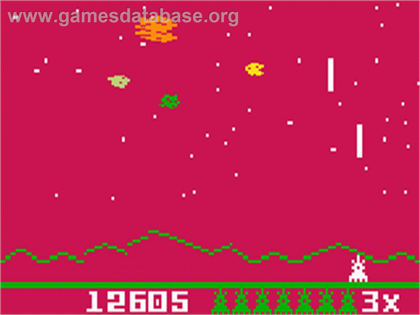 Astrosmash - Mattel Intellivision - Artwork - In Game