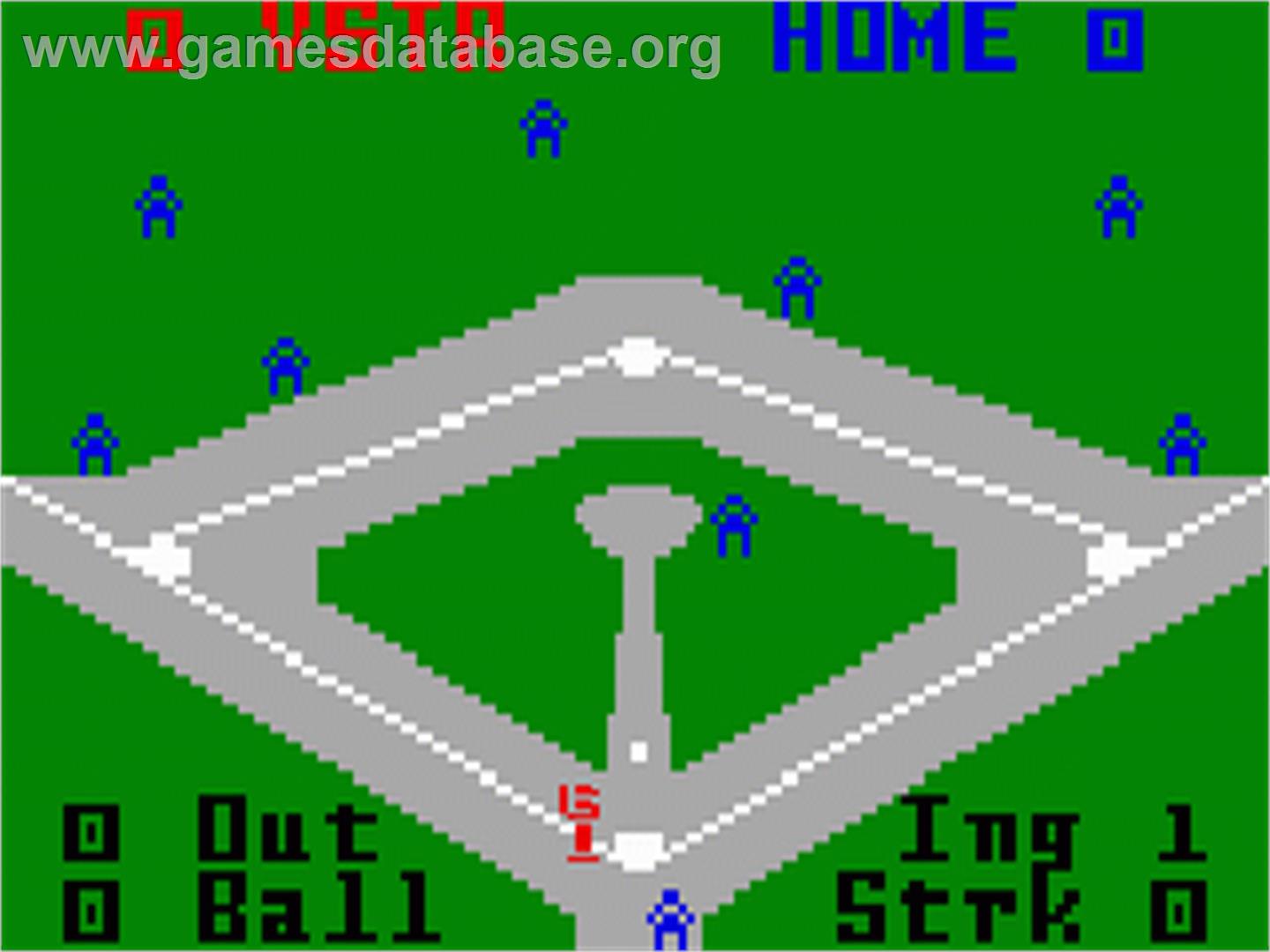 Baseball - Mattel Intellivision - Artwork - In Game