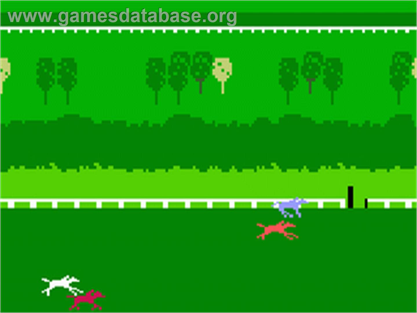 Horse Racing - Mattel Intellivision - Artwork - In Game