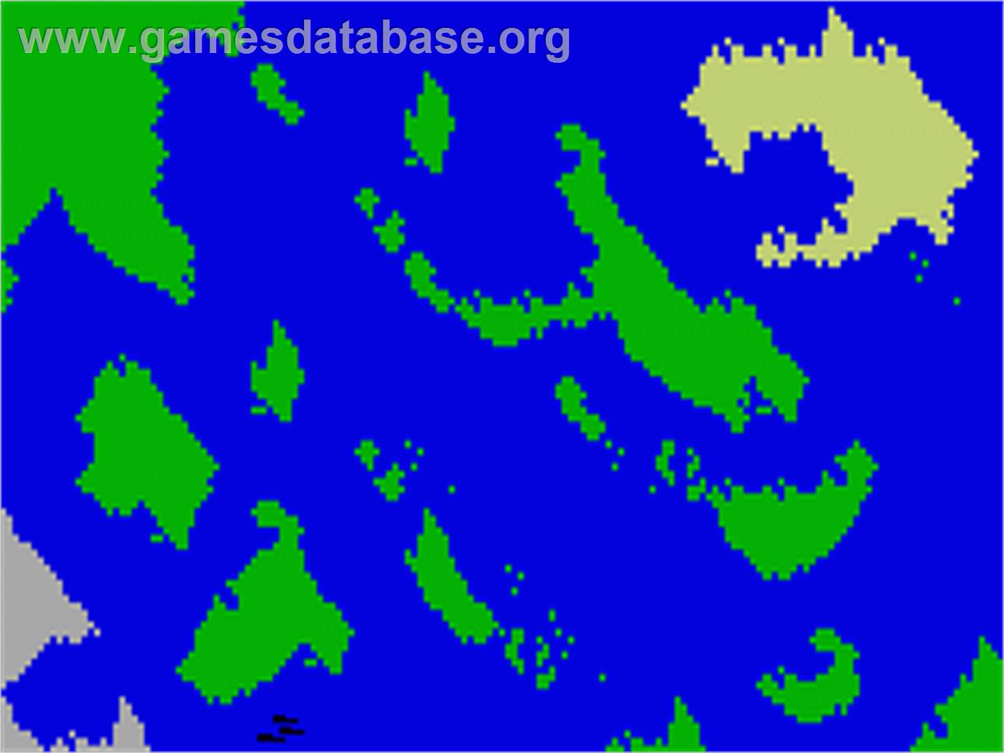 Sea Battle - Mattel Intellivision - Artwork - In Game
