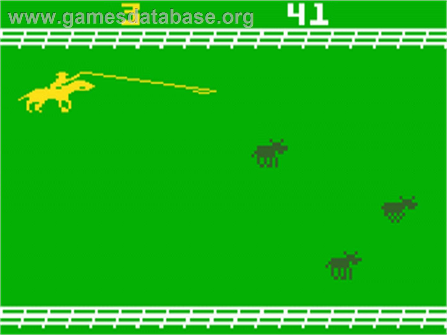 Stampede - Mattel Intellivision - Artwork - In Game